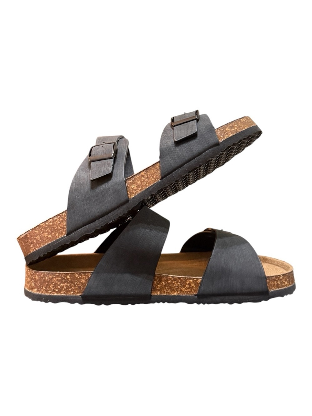 Outwoods Black Double Buckle Comfort Sandals Women’s Size 10 NIB - Picture 4 of 7